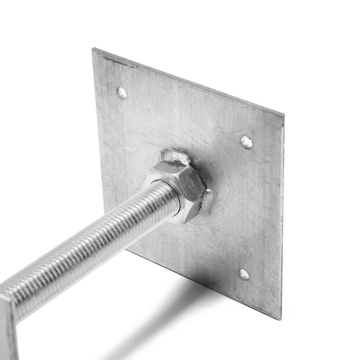 Анкер ЛОМ, регулируемый по высоте, оцинкованный, М20х200х120 мм