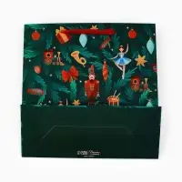 Пакет ламинированный квадратный &laquo;Новый год!&raquo;, 30 &times; 30 &times; 12 см