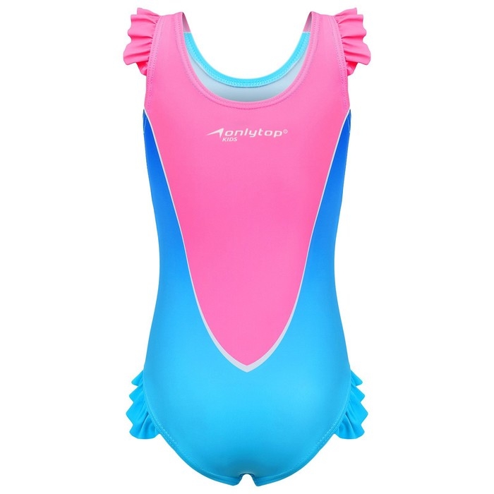 Купальник для девочек + шапочка ONLITOP, р. 28, рост 110 см, обхват 46-52 см Купальник для девочек + шапочка ONLITOP, р. 28, рост 110 см, обхват 46-52 см