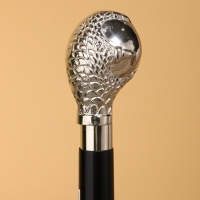 Трость 90 см, манговое дерево, никель