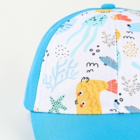 Кепка детская для мальчика &laquo;Подводный мир&raquo;, р-р. 48-50