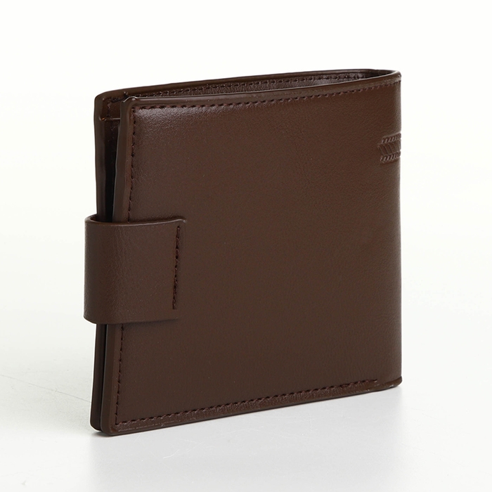 Портмоне мужское на магните, отдел для карт, монет, цвет коричневый Портмоне мужское на магните, отдел для карт, монет, цвет коричневый