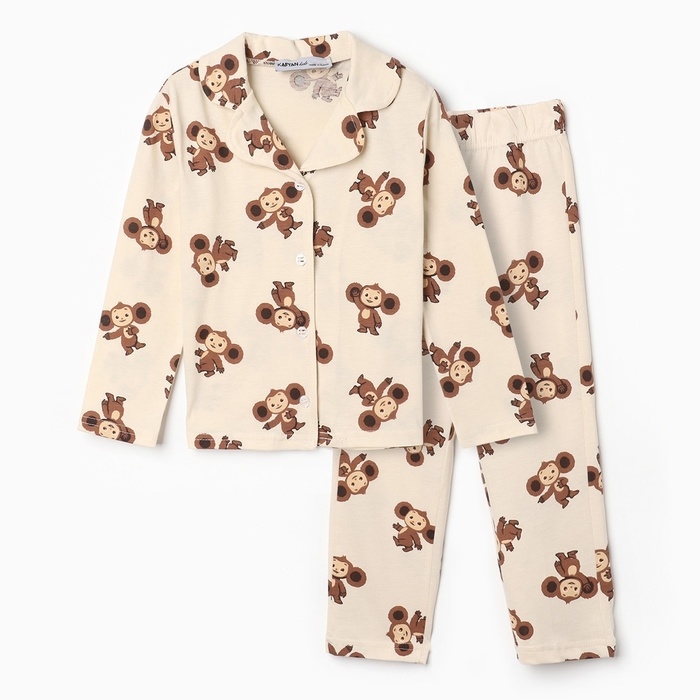 Пижама детская KAFTAN Чебурашка р.32 (110-116) Пижама детская KAFTAN Чебурашка р.32 (110-116)