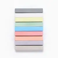 Мелки цветные школьные 9 шт. &laquo;Синий трактор&raquo;, прямоугольные