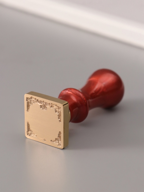 Печать для сургуча с пластиковой ручкой Печать для сургуча с пластиковой ручкой "Фигурная рамка" 6,3х2,5х2,5 см