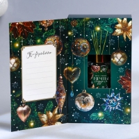 Новый год! Аромадиффузор ароматический палочки &laquo;Новогодняя коллекция: Все мечты сбудутся&raquo;, на Новый год, аромат жасмин, 50 мл.