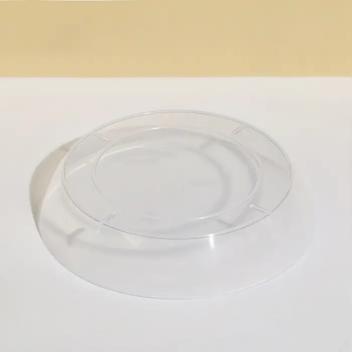 Поддон для горшка, d = 14,2 см, пластик, прозрачный