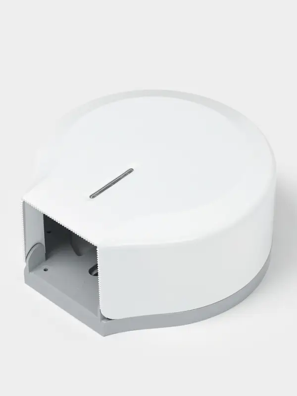 Диспенсер туалетной бумаги, пластик белый, втулка 4 см