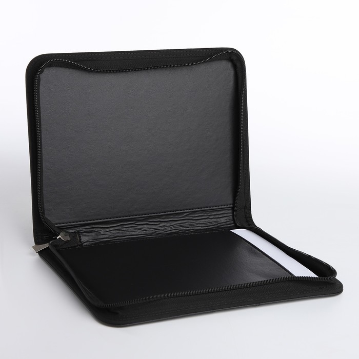 Папка для документов, А5, цвет чёрный Папка для документов, А5, цвет чёрный