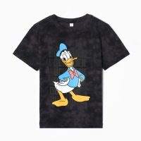 Футболка &laquo;Дональд Дак&raquo;, Disney, &laquo;Тай-дай&raquo;,рост 134-140