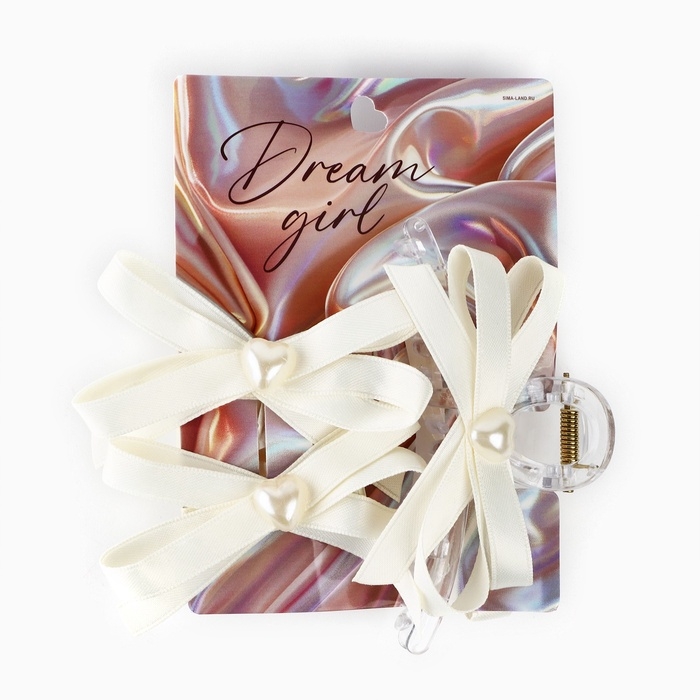 Краб для волос и заколки «Dream girl», 10 х 14 см Краб для волос и заколки «Dream girl», 10 х 14 см