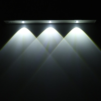 Светильник светодиодный с датчиком движения, 3Вт, от аккум. батареи, 40 см, 3000К-6500К