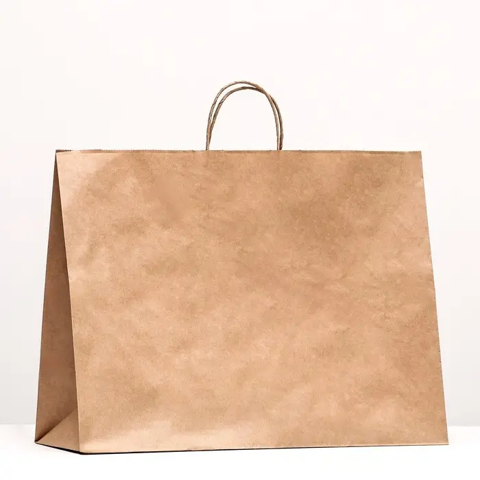 Пакет крафт, без печати, 45&times;18&times;35 см 70 г/м&sup2;