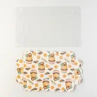 Коробка для печенья, кондитерская упаковка с пластиковой крышкой, &laquo;Сладкой жизни&raquo;, 10.5 х 21 х 3 см