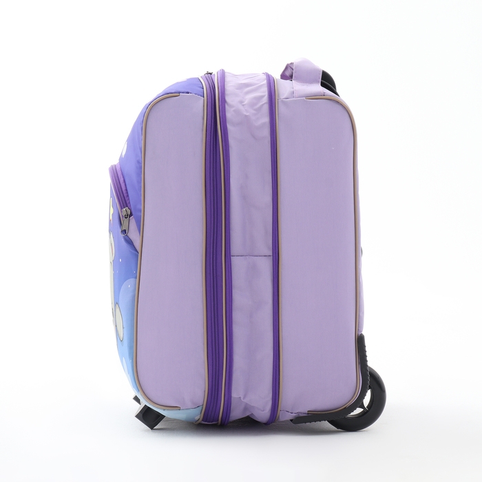 Чемодан детский 34 л (XS), Sacvoyage, отдел на молнии, цвет сиреневый