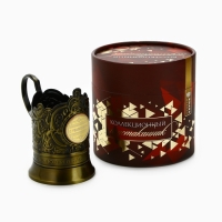 Подстаканник &laquo;С уважением&raquo;, 12.6 х 8.7 х 12 см