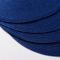 Салфетки сервировочные на стол Доляна &laquo;Лофт&raquo;, 4 шт, d=38 см, цвет синий