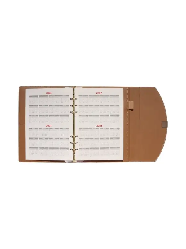 Органайзер на кольцах, A5, с клапаном, 80л, линия, к/зам, Бирюзовый