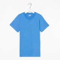 Футболка детская, цвет голубой МИКС, рост 116 см Футболка детская, цвет голубой МИКС, рост 116 см