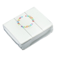 Полимерная глина Calligrata "Снежный мрамор с блестками перламутром", белый, 50гр Полимерная глина Calligrata "Снежный мрамор с блестками перламутром", белый, 50гр