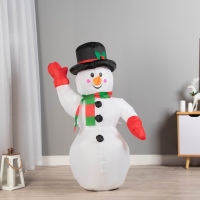 Надувная фигура "Снеговик" светится, 120 см Надувная фигура "Снеговик" светится, 120 см