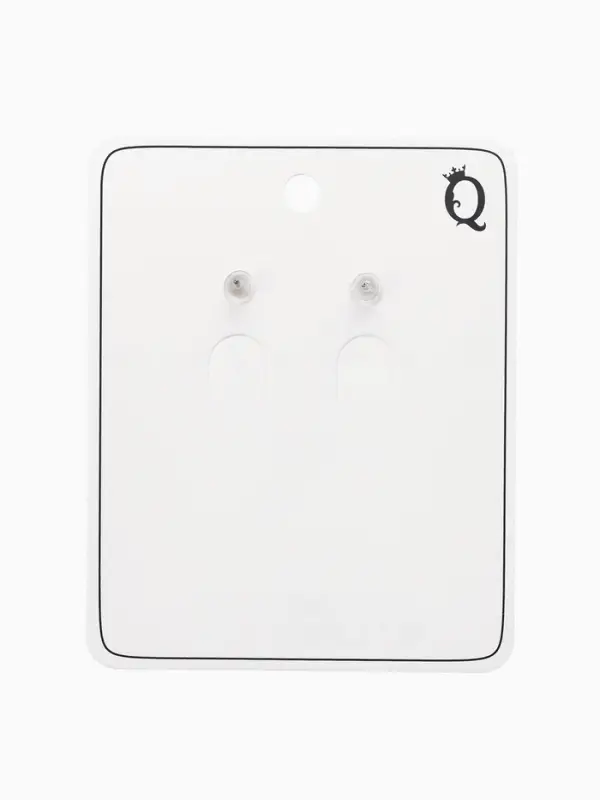 Серьги "Цветок розы", цвет белый в серебре