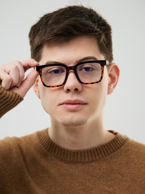 Очки имиджевые женские, для компьютера, ширина 13.8 см, дужка 13.8 см, линза 6.3 х 4.6 см