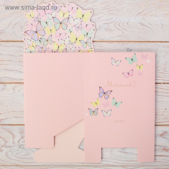 Коробка для мини букетов «Мечтай», 12 х 20 х 10 см Коробка для мини букетов «Мечтай», 12 х 20 х 10 см