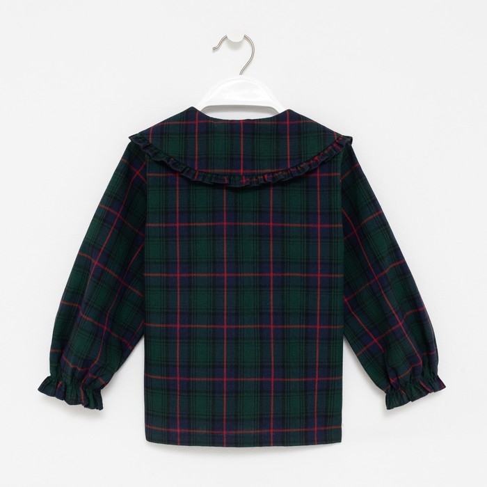 Рубашка для девочки KAFTAN "Клетка", р. 30 (98-104 см)