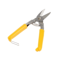 Ножницы по металлу ТУНДРА, авторазжим, пластиковые рукоятки, левый рез, 225 мм