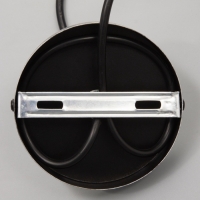 Светильник William 1х40Вт Е27 пр-1м черный/серебро 40х40х35см