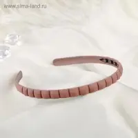 Ободок для волос "Матовый блик" квадраты, 1 см, микс