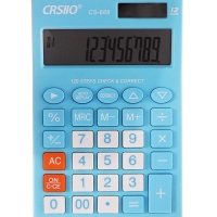 Калькулятор настольный 12-разрядный CT-388, голубой