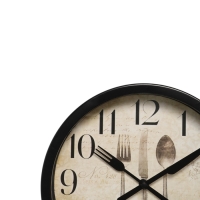 Часы настенные, серия: Кухня, "Сервировка", плавный ход, d-20 см