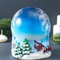 Свеча фигурная "Зимний вечер" 11х11х14 см