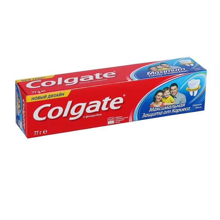 Зубная паста Colgate &laquo;Максимальная защита от кариеса&raquo;, свежая мята, 50 мл