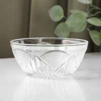 Набор стеклянных салатников на подставке «Вирго», 330 мл, d=12,5 см, 6 шт Набор стеклянных салатников на подставке «Вирго», 330 мл, d=12,5 см, 6 шт