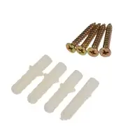 Крючок для штор ТУНДРА KS011, однорожковый, цвет черный, 2 шт