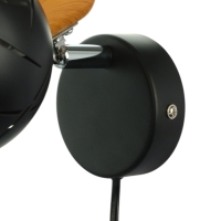 Спот "Алейда" 1хЕ14 40Вт черный 13х13х10 см