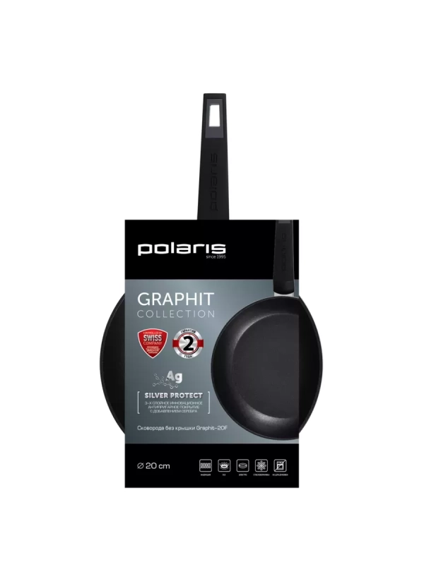Сковорода 20 см Graphit-20F с антипригарным покрытием
