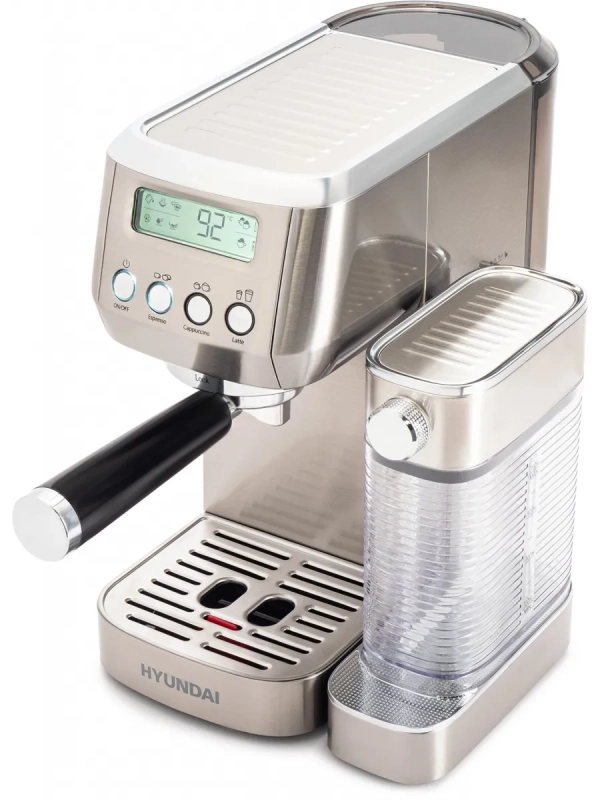 Кофеварка рожковая HEM-9999 серебристый