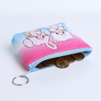 Кошелёк монетница на молнии, цвет МИКС Кошелёк монетница на молнии, цвет МИКС