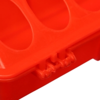 Кормушка - поилка для перепелов 28 ячеек, лотковая, пластик Кормушка - поилка для перепелов 28 ячеек, лотковая, пластик