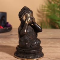Сувенир бронза "Будда" 6х6х11 см