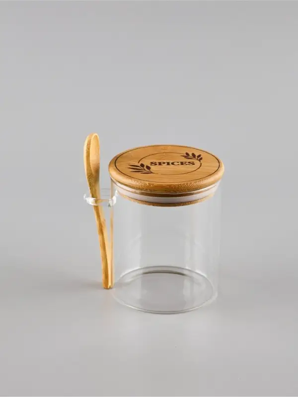 Набор банок с ложкой "Spices", 3 шт