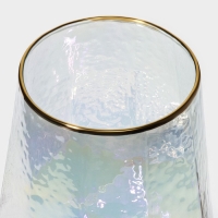 Набор бокалов для вина стеклянный Magistro &laquo;Дарио&raquo;, 500 мл, 7,3&times;25 см, 6 шт, цвет перламутровый