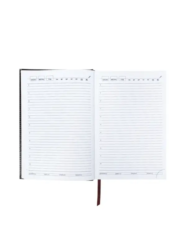 Ежедневник недатир А5 160л Небраска ТЕМНО коричневый