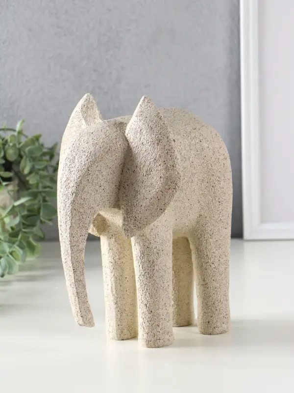 Сувенир полистоун " Песочный слон" 17,5х19х23,5 см