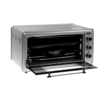 Мини-печь AKEL AF-930, 1300 Вт, 45 л, 50-320&deg;С, таймер, серебристая