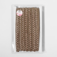 Тесьма декоративная «Самоса», 18 мм, 9,1 ± 0,5 м, цвет бежевый Тесьма декоративная «Самоса», 18 мм, 9,1 ± 0,5 м, цвет бежевый